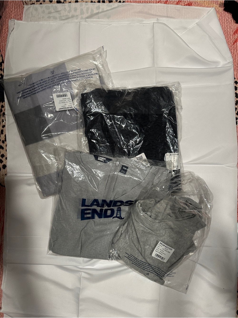 Lands' End Lot of 4 shirts NWT 1X